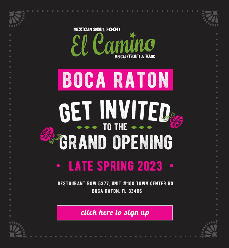 El Camino Boca Raton Grand Opening Invitation Form